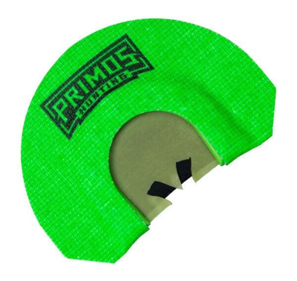 Primos PS1264 The Karen Diaphragm Call Triple Reed Turkey Hen Sounds Attracts Turkey Green Plastic