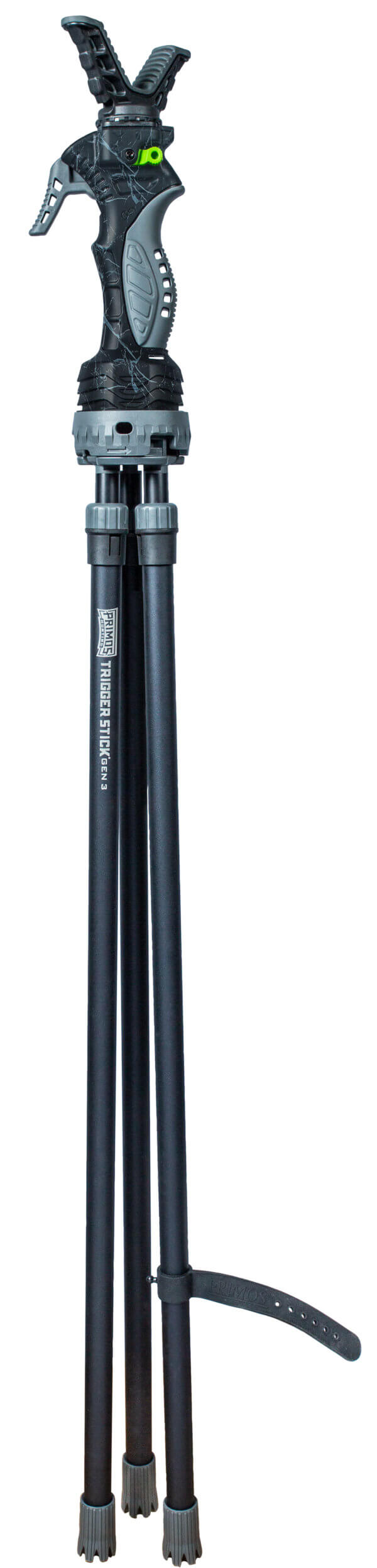Primos 65821 Trigger Stick Black Onyx Tripod Black 24-62″