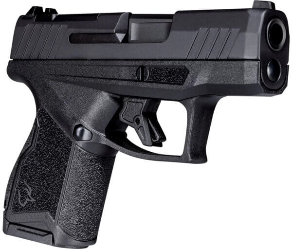 Taurus 1-GX4MP93110 GX4 Toro 9mm Luger 3.06″ 10+1 Black Frame Black Nitride Steel Slide with T.O.R.O Cuts Black Interchangeable Backstrap Grips Right Hand Includes 2 Magazines