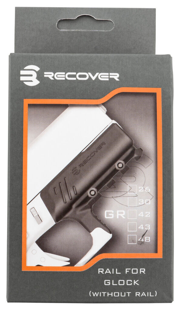 Recover Tactical GR4801 Full Size Rail for Glock 48  Black