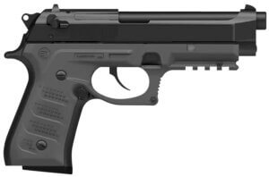 Recover Tactical BC204 Grip & Rail System  Gray Polymer Picatinny  for Most Beretta 92 & M9 Models