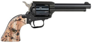 Heritage Mfg RR22B4HBR Rough Rider Betsy Ross 22 LR Caliber with 4.75″ Barrel 6rd Capacity Cylinder Overall Black Metal Finish & American Flag Polymer Grip