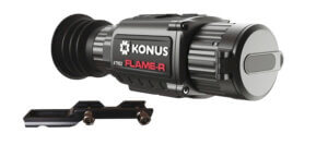 Konus 7952 Flame-R Thermal Rifle Scope Hand Held/Mountable Scope Black 2.5-20x Multi Reticle 256×192 Resolution Zoom Digital 1x/2x/4x/8x