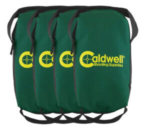 Caldwell 533117 Lead Sled Weighted Bag with Dark Green Finish Unfilled Style weighs 7-25 lbs & 5.50″ x 10″ x 3″ Dimensions 4 Per Pack