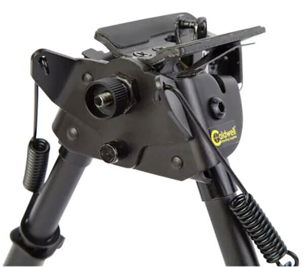 Caldwell 635705 XLA Pivot Bipod made of Black Finish Aluminum with Rubber Feet Padded Base & 13.50-27″ Vertical Adjustment for Swivel Stud Attachment