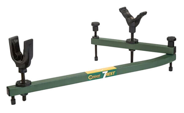 Caldwell 1071001 7-Rest made of Aluminum with Green Finish 16-24″ Vertical Adjustmet & Ambidextrous Design for Universal Firearms