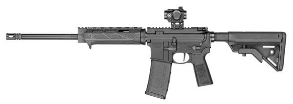 Smith & Wesson 13513 Volunteer XV 5.56x45mm NATO 30+1 16 4140 Steel Barrel  BCM Gunfighter Forend With M-LOK  B5 Systems Bravo Stock & P-Grip 23 Pistol Grip  Includes Crimson Trace Red Dot  Manual Safety On Lower”