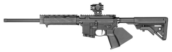 Smith & Wesson 13514 Volunteer XV *CA Compliant 5.56x45mm NATO 10+1 16 4140 Chrome-Moly Vanadium Target Crown Threaded Barrel  BCM Gunfighter Forend With M-LOK    B5 Systems Fixed Bravo Stock   Crimson Trace Red Dot  Manual Safety On Lower”