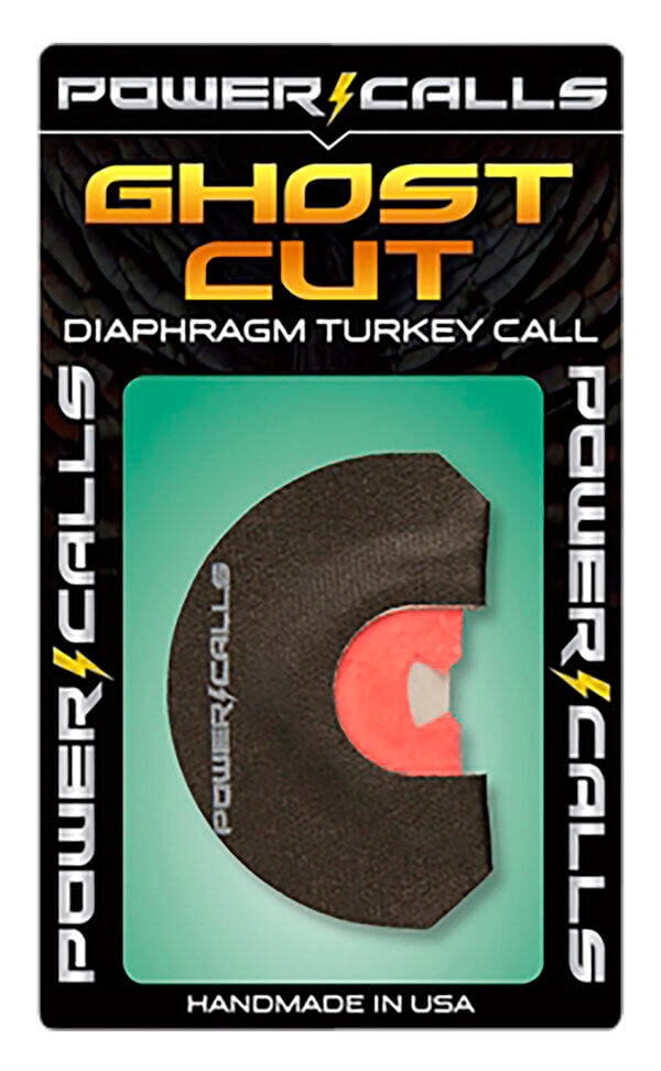 Power Calls 24243 Ghost Cut Diaphragm Call Turkey Hen Sounds Black/Red