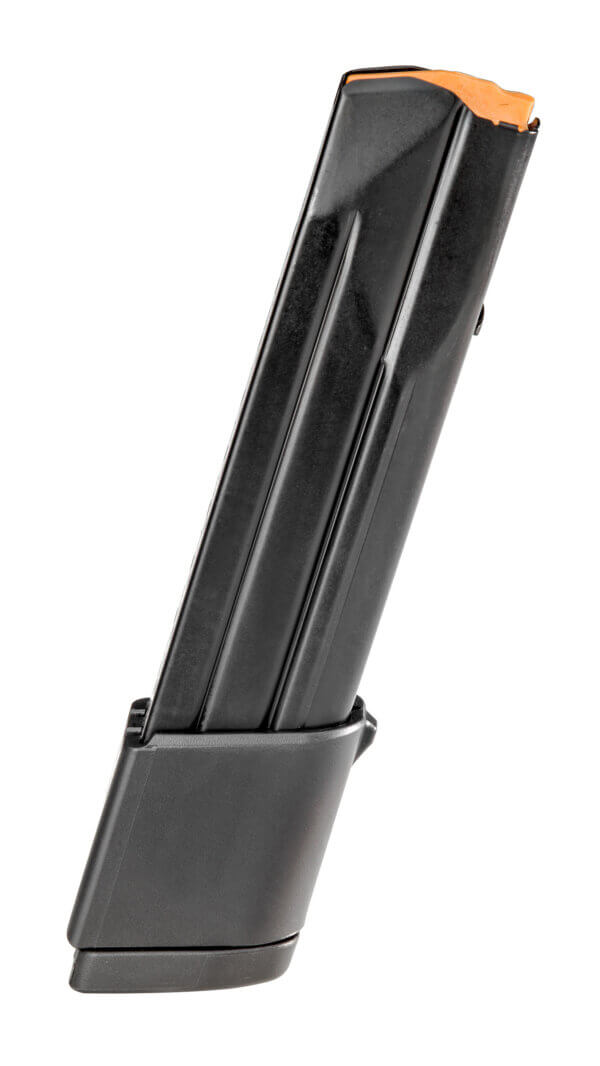 Walther Arms 2836319 Flared Magwell made of Aluminum with Black Finish for Walther PPQ with Steel or Polymer Frame