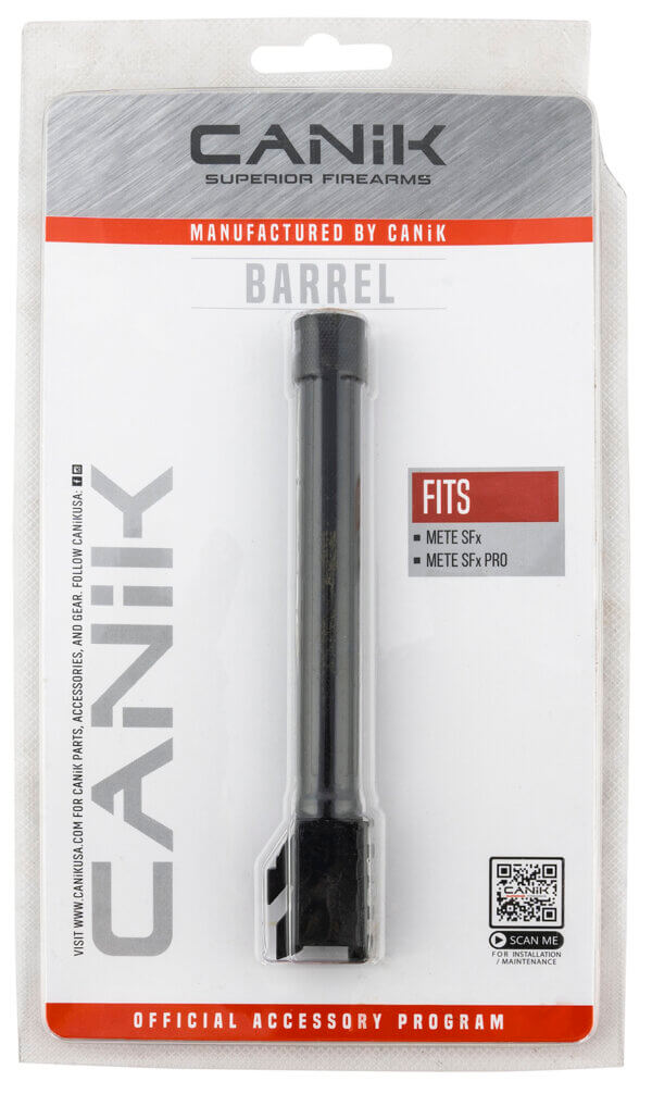 Century Arms PACN0023 Mete SFX 9mm Luger Black Steel Fluted/Threaded Match Grade Barrel Fits Mete SFX Mete SFX Pro