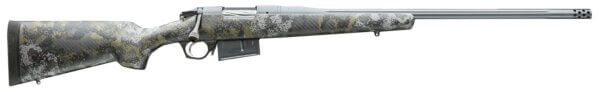 Bergara Rifles BPR2665CM Premier Canyon 6.5 Creedmoor 3+1 20 Sniper Gray Cerakote Fluted Barrel  Sniper Gray Cerakote Steel Receiver  Swamper Rouge Camo AG Composite Stock  Right Hand”