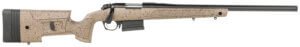 Bergara Rifles B14LM358C B-14 HMR 300 PRC 5+1 26″ Graphite Black Cerakote Barrel  Black Speckled Brown Molded w/Mini-Chassis  Adjustable LOP & Cheek Piece Stock  Right Hand