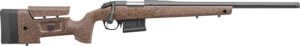Bergara Rifles B14S354C B-14 HMR 22-250 Rem 5+1 24 Graphite Black Cerakote #6 Contour Threaded Barrel  Graphite Black Cerakote Drilled & Tapped Steel Receiver  Black/Brown Speckled Adj HMR Mini-Chassis Synthetic Stock”