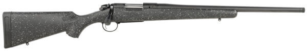 Bergara Rifles B14S507C B-14 Ridge 7mm-08 Rem 4+1 22 Graphite Black Cerakote #5 Contour Threaded Barrel  Graphite Black Cerakote Drilled & Tapped Steel Receiver  Black/Gray Speckled Fixed w/SoftTouch American Style Synthetic Stock”