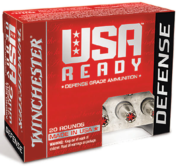 Winchester Ammo RED10HP USA Ready 10mm Auto 170 gr Hex Vent Hollow Point (HVHP) 20rd Box