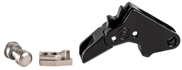 Timney Triggers ALPHASWMP Alpha Competition Straight Trigger with 3 lbs Draw Weight & Black Finish for S&W M&P 1.0  2.0