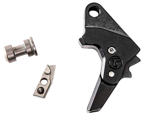 Timney Triggers ALPHASWMP Alpha Competition Straight Trigger with 3 lbs Draw Weight & Black Finish for S&W M&P 1.0  2.0