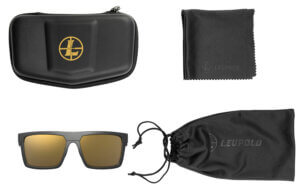 Leupold 179102 Performance Wear Becnara Shadow Gray Flash Lens Polycarbonate Matte Black/Gloss Black Frame