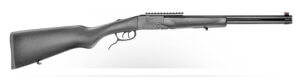Chiappa Firearms 500260 Double Badger 22 LR 410 Gauge Over/Under Blued Folding Rec Fixed Black Textured Stock Blued Barrel Fiber Optic Front Sight