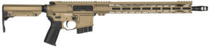 CMMG 60A10B5SG Resolute MK4 6mm ARC 16.10″ 10+1 Sniper Gray Cerakote Rec Black Nitride Barrel CMMG RipBrace Black Polymer Grip Right Hand