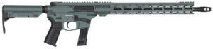 CMMG 92AE6FBTNG Resolute MK17 9mm Luger 16.10″ 21+1 Tungsten Gray Aluminum Rec Chrome Moly Barrel Black Adjustable RipStock Right Hand