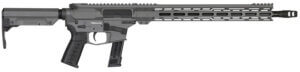 CMMG 92AE6FBCG Resolute MK17 9mm Luger 16.10″ 21+1 Charcoal Green Cerakote Aluminum Rec Chrome Moly Barrel Black Adjustable RipStock Right Hand