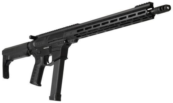 CMMG 99AE6C9AB Resolute MKGS 9mm Luger 16.10″ 32+1 Aluminum Rec Chrome Moly Barrel Black Adjustable RipStock (Glock Mag Compatible)