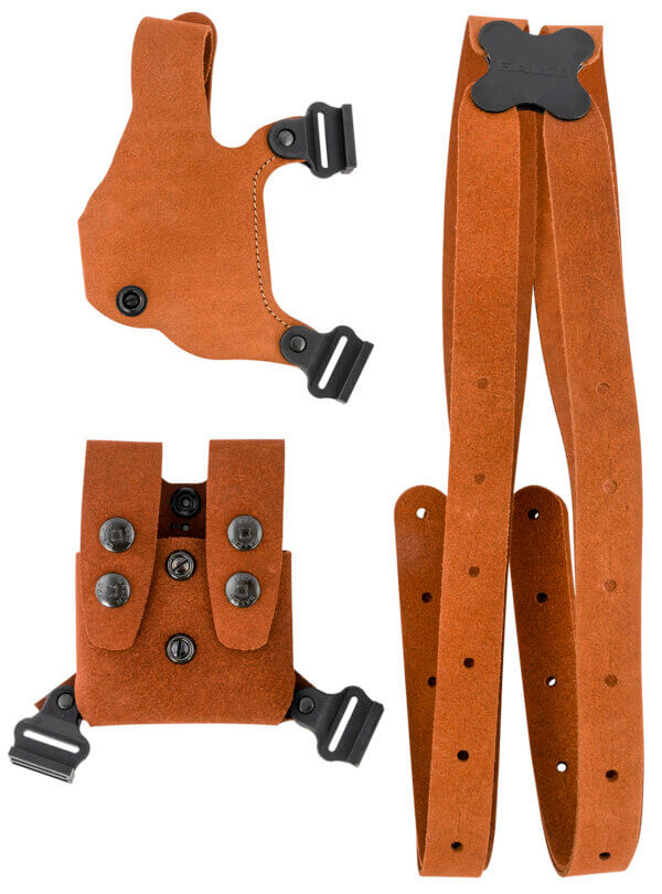 Galco CL2838R Classic Lite 2.0 Shoulder System Size Fits Chest Up To 56″ Natural Leather Fits Sig P365 Fits Sig P365XL Fits Sig P365 SAS Right Hand