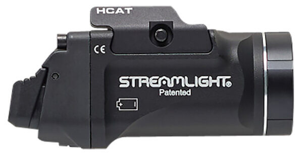Streamlight 69404 TLR-7 SUB Ultra-Compact For Handgun Springfield Hellcat 500 Lumens Output White LED Light 140 Meters Beam Clamp Mount Black Anodized Aluminum