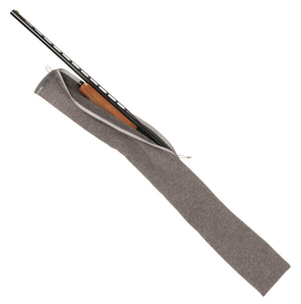 Allen 3631 Shotgun Storage Pouch  Gray Polyester w/Fleece Lining  ID Label & Lockable Zipper  52.50 L x 7″ W x 0.50″ W Interior Dimensions”