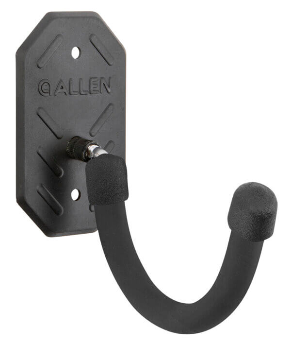 Allen 5652 Defender Hooks Black Steel Screw On 3.50″ Long 2 pk