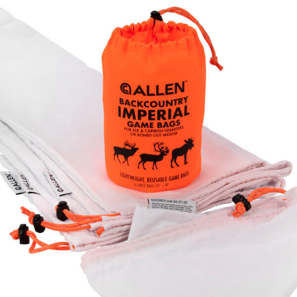 Allen 6590 BackCountry Imperial Elk Game Bag Set Orange Polyester 4 Bags
