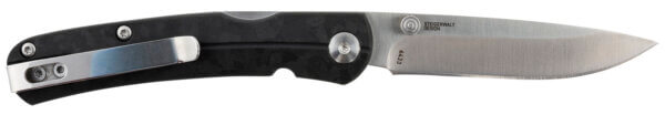 CRKT 6433 Kith 2.95″ Folding Plain Satin 8Cr13MoV SS Blade/Black GRN Handle Includes Pocket Clip