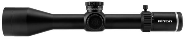 Riton Optics 5C428LFI 5 Conquer Black Hardcoat Anodized 4-28x 56mm 34mm Tube Illuminated Red TPSR Reticle Features Throw Lever