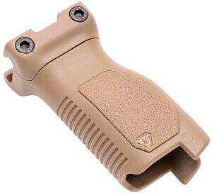 Strike Industries ARCMAGSFDE Angled Vertical Grip Short Flat Dark Earth Polymer with Cable Management Storage for M-LOK Rail