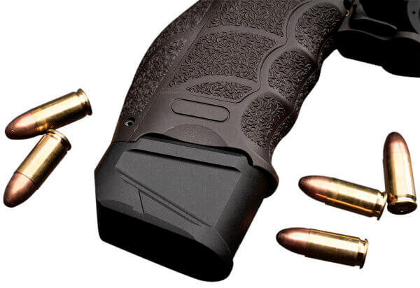 Strike Industries EMPHKVP9 Enhanced Magazine Plate  Extended +5rd 9mm Luger Black Polymer for H&K VP9