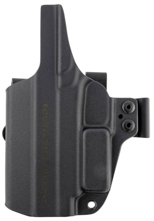 1791 Gunleather BHCSBLR BHC OWB Size C Stealth Black Leather Belt Slide Compatible w/Glock 43/Sig P365/Walther PPK Right Hand