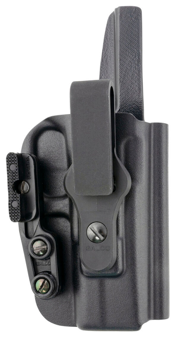 Galco TR3226RB Triton 3.0 OWB Black Leather UniClip/Stealth Clip Fits Glock 19 Gen1-5 Fits Glock 32 Fits Glock 23 Gen2-5 Right Hand
