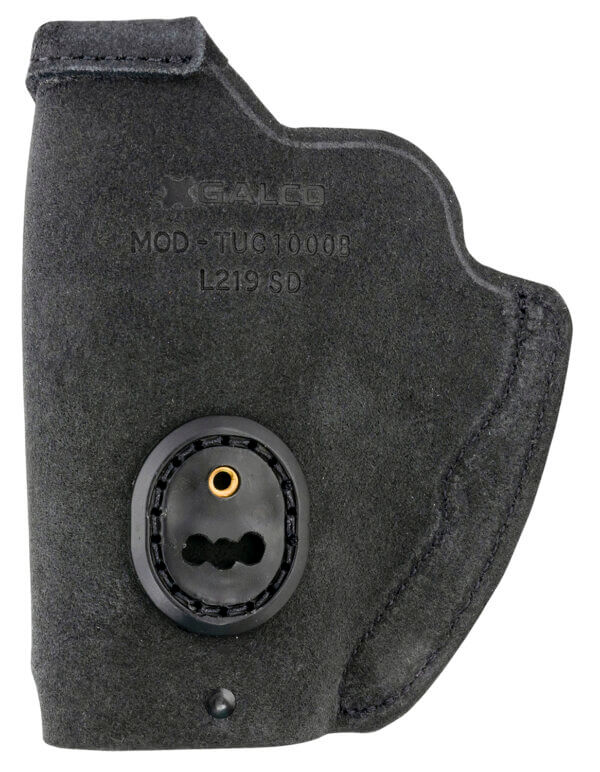 Galco TUC1000B Tuck-N-Go 2.0 IWB Black Leather UniClip/Stealth Clip Fits Taser Pulse Ambidextrous