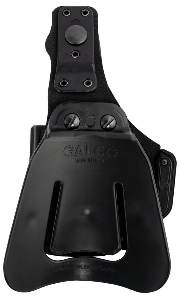 Galco W2800RB Wraith 2.0 OWB Black Leather Paddle Fits Glock 43X Fits Springfield Hellcat Fits Taurus GX4 Right Hand