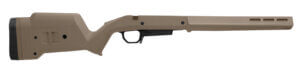 Magpul MAG1207-FDE Hunter American Stock Flat Dark Earth Adjustable Synthetic Stock with Aluminum Chassis for Short Action Ruger American Right Hand Includes STANAG Mag Well