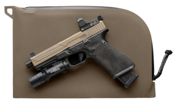 Magpul MAG1264-245 DAKA Single Pistol Case Flat Dark Earth 1 Handgun with Water-Repellant Zipper