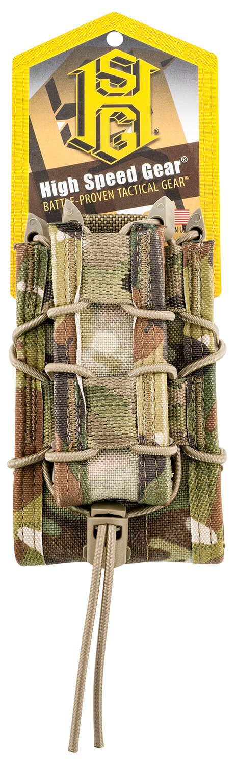 High Speed Gear 11PT02MB TACO Mag Pouch Double MultiCam Black Nylon MOLLE Compatible w/ Pistol