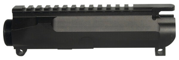 Bowden Tactical J135762 Billet Upper Receiver made of 7075-T6 Aluminum with Black Anodized Finish & Stripped Design for AR-15 & Mil-Spec/Billet Lowers