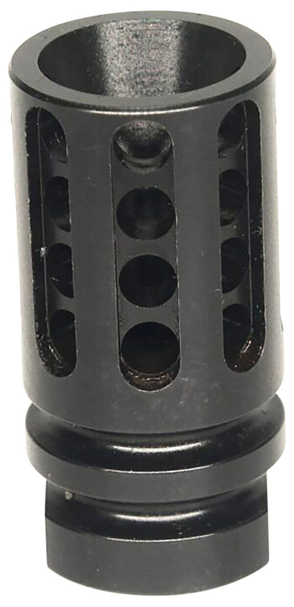 Bowden Tactical J1348328 Flash Hider  made of Black Nitride Finish 4140 Steel with 1/2-28 tpi Threads & 4″ OAL for Multi-Caliber (Up to 9mm)”