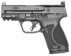 Smith & Wesson 13570 M&P M2.0 Compact Frame 9mm Luger 15+1  3.60″ Black Armornite Stainless Steel Barrel & Optic Cut/Serrated Stainless Steel Slide  Matte Black Polymer Frame w/Picatinny Rail  Thumb Safety