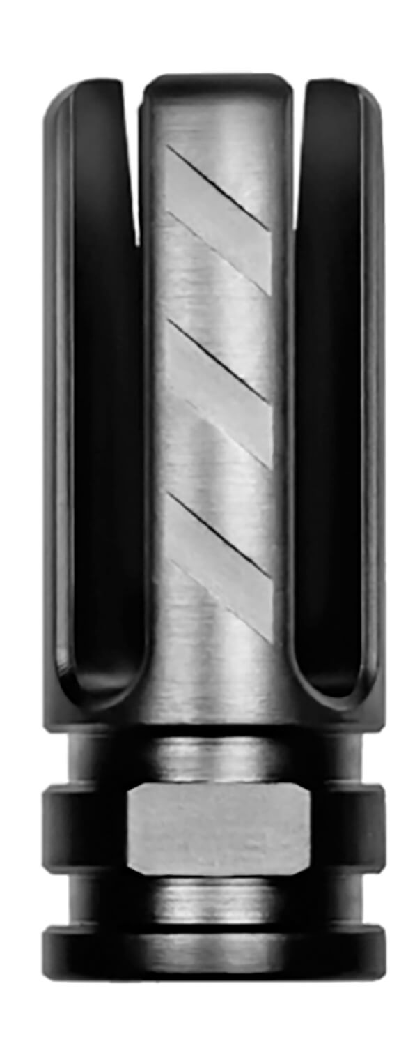 Rise Armament RA703223BLK Veil Flash Hider Black Nitride Finish 416R Stainless Steel with 2.25 OAL for 22 Cal AR-15″