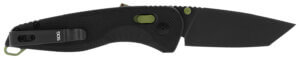 S.O.G SOG11411341 Aegis AT 3.13″ Folding Tanto Plain Black TiNi Cryo D2 Steel Blade/Forest w/Moss Accents GRN Handle