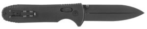 S.O.G SOG12610257 Pentagon XR 3.60″ Folding Spear Point Plain Black TiNi Cryo CTS XHP Blade/OD Green G10 Handle Includes Pocket Clip